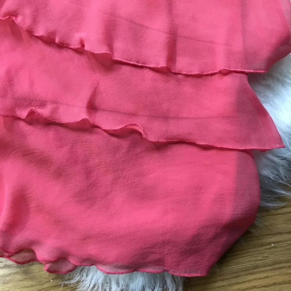 HI STUDIO Asymmetrical Ruffles Hem Dress (W1-180) ⁂ - Picture 9 of 10